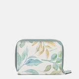 Kleine Geldbörse aus grünem Leder