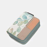 Kleine Geldbörse aus grünem Leder