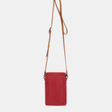 Rote Handytasche aus Leder