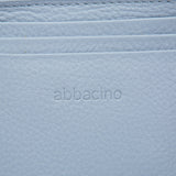 Hellblaue Handytasche aus Leder