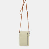 Bolso para móvil de piel verde