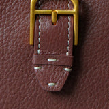 Cartera mediana de mujer en piel marrón
