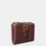 Cartera pequeña de mujer en piel marrón
