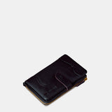 Medium women's wallet in black leather.
