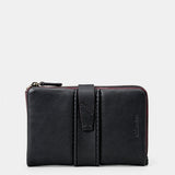 Cartera mediana de mujer en piel negra