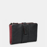 Cartera mediana de mujer en piel negra