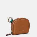 Women's cognac leather wallet.