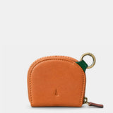Monedero de mujer en piel cognac