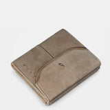Tarjetero de mujer en piel taupe