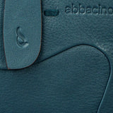 Small women's wallet in blue leather.