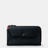 Cartera grande de mujer en piel negra