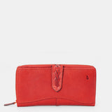 Cartera grande de mujer en piel burdeos