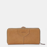 Cartera grande de mujer en piel verde