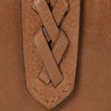 Small women's wallet in cognac leather.