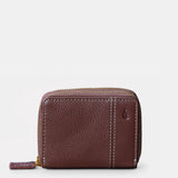 Cartera pequeña de mujer en piel marrón