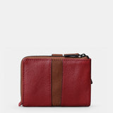 Cartera pequeña de mujer en piel roja