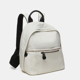 Mochila de mujer en tejidos reciclados beige