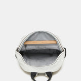 Mochila de mujer en tejidos reciclados beige