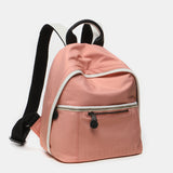 Women's backpack in coral recycled fabrics