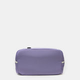 Damenrucksack aus recycelten Stoffen in Lavendel.