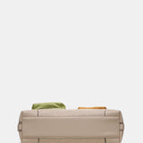 Women's shopper bag in camel nylon