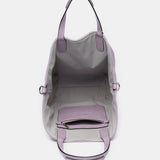 Wendbare Shopper-Tasche für Damen in Grau.