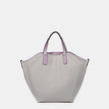 Wendbare Shopper-Tasche für Damen in Grau.