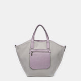 Wendbare Shopper-Tasche für Damen in Grau.