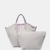 Wendbare Shopper-Tasche für Damen in Grau.