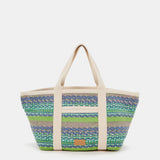 Bolsa de playa en tonos verdes