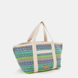 Bolsa de playa en tonos verdes