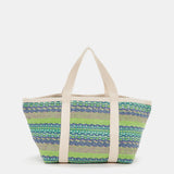 Bolsa de playa en tonos verdes