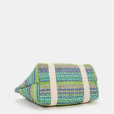 Bolsa de playa en tonos verdes