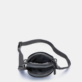 Mobile phone bag in recycled and padded materials, grey