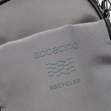 Mobile phone bag in recycled and padded materials, grey