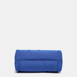 Nylon shoulder bag in blue