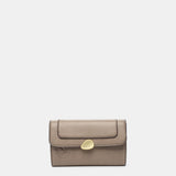 Shoulder bag in recycled materials taupe