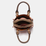 Small handbag in cognac
