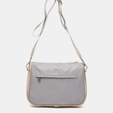 Shoulder bag in recycled materials in blue