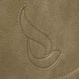 Bandolera en materiales reciclados en verde