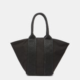 Bolso shopper en materiales reciclados en negro