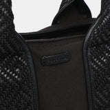 Bolso shopper en materiales reciclados en negro