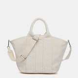 Bolso shopper pequeño en materiales reciclados en beige