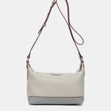 Bandolera en materiales reciclados en gris