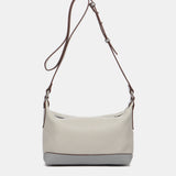 Bandolera en materiales reciclados en gris