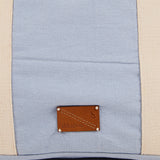 Bolsa de playa con estampado a rayas en azul