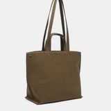 Bolso shopper en materiales reciclados verde