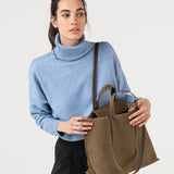 Bolso shopper en materiales reciclados verde