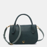 Bolso de mano en materiales reciclados azul