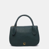 Bolso de mano en materiales reciclados azul